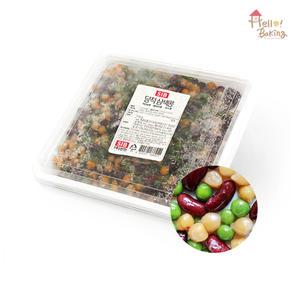 당적삼색콩750g (적강낭콩,완두,병아리콩,배기,당절임)