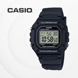 카시오 CASIO 군인 군용 군대시계 우레탄 패션 전자시계 W-218H-1A