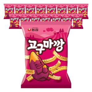 농심 고구마깡, 83g, 16개
