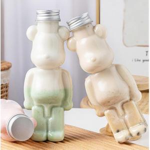 긴곰 250ml 100개 곰페트 더치병 플라스틱병 곰돌이 주스병 페트병 공병 밀크티병 패트병 공병