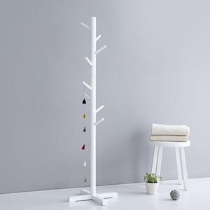 마켓비 TANG 원목스탠드행거 154 아카시아 화이트, 1개