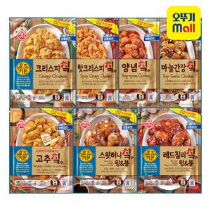 오뚜기 오즈키친 크리스피/양념/마늘간장 외 치킨 3봉