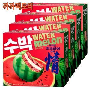 초코파이 수박 (12입) 336gx4케이스 2025년 한정판
