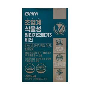 GNM자연의품격 초임계 식물성 알티지오메가3 비건 505mg x 60캡슐 / 써클