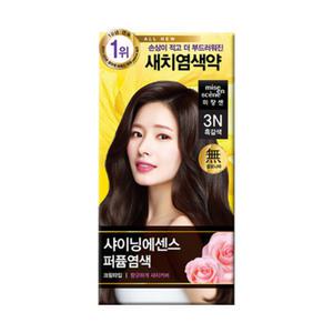미쟝센 샤이닝에센스 염색약 3N 흑갈색 8개