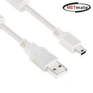 강원전자 넷메이트 NMC-UM230 USB2.0 AM-Mini 5핀 케이블 3m (노이즈필터)