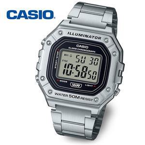 [카시오][정품] 카시오 CASIO 7년전지 남성 전자 메탈시계 W-218HD-1A