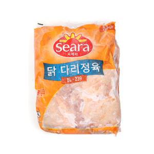 씨에라 닭다리살 순살  뼈없는 닭다리살 닭정육 2kg X1팩 냉동