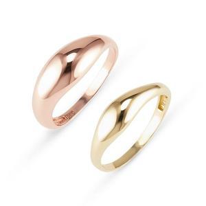 [도로시] 18k 페블 돔 반지(2type)_대