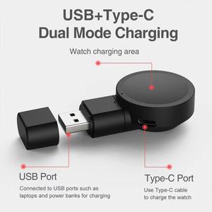 삼성 호환 갤럭시 호환 워치 4/4 클래식 액티브 2 용 USB 충전 케이블 무선 고속 스탠드 독 3 기어 S2 S3
