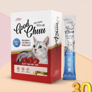 오메가 스리 고양이 츄르 게살 30p 아깽이파우치 추루