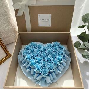 파란장미 하늘색 블루 rose flower 예쁜 장미꽃다발 생일 이벤트 기념일 꽃배달
