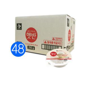 [무료배송]CJ제일제당 둥근 햇반 210g 48개