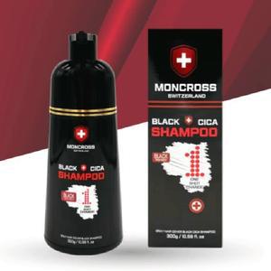 두피자극 없는 몽크로스 블랙 CICA(병풀잎수) 35% 염색 샴푸 300g / 새치 샴푸