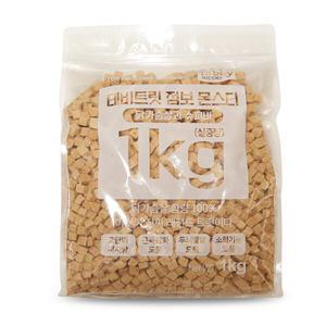 테비토퍼 테비트릿 점보 몬스터 1kg 닭가슴살과 슈퍼바 동결건조