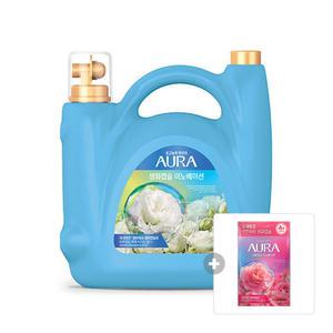 아우라 생화캡슐 용기 프레시릴리 5.5L, 1개 + 증정(피오니로즈 리필 680ml, 1개)