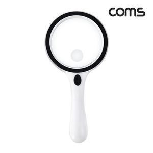 [OFM7N5O5]돋보기 확대경 듀얼 렌즈 LED 램프 85mm 20mm