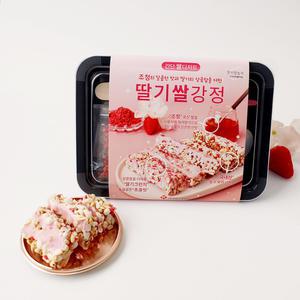 비가열 국내산 쌀 디저트 조청 딸기 강정 만들기 DIY 세트 키트 - 딸기쌀강정