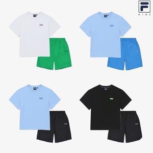 [휠라키즈](센텀시티점) [50%할인] 25SS신상/ 휠라키즈 반팔+ 우븐반바지 세트 8종 할인전 (FK2RSH2001...