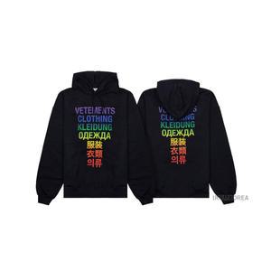 [롯데백화점]베트멍 남성 트렌스레이션 후드티셔츠 UA53HD100X BLACK RAINBOW