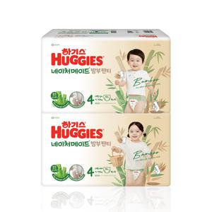 하기스 네이처메이드 밤부 팬티4단계 남아 108매
