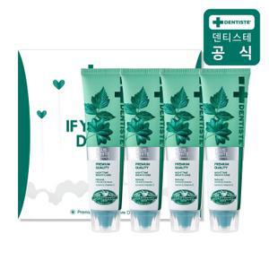 4P 선물세트 뉴 플러스화이트 치약 100g 4개