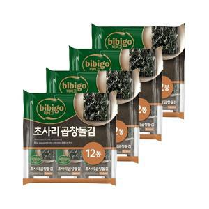 비비고 초사리 곱창돌김 5g 12개입 x4개