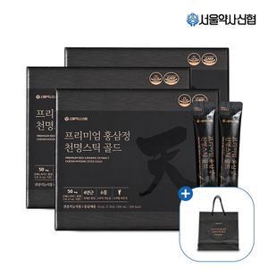 (비밀특가)(90포)프리미엄 홍삼정 천명스틱 골드 30포 3세트 진세노사이드