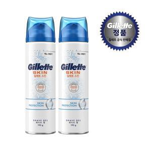 [질레트][P&G] 질레트 스킨텍 저자극 쉐이빙젤 195g 2개