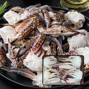 절단꽃게 3L 450g (손질된 냉동꽃게, 절단게)