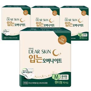 디어스킨？에어엠보？입는오버나이트？뉴？중대형？4개입x4팩