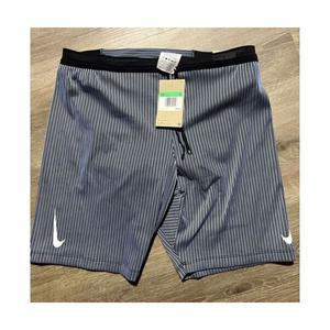 Nike Aeroswift 반바지 남성용 하프 타이츠 사이즈 X-Large 블루 화이트 DM4622-017 DRI-FIT ADV
