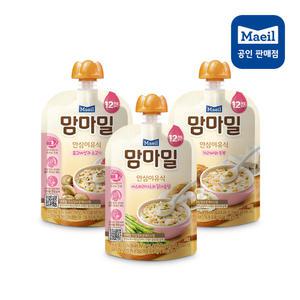 [매일유업] 맘마밀 12개월 3종 혼합 10개 (표고버섯 4 + 가리비 3 + 아스파라거스 3)
