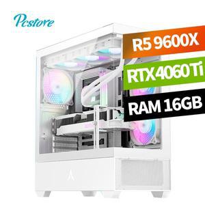 [기타]피씨스토어 AMD 베스트 게이밍PC 라이젠5 9600X RTX4060 TI (16GB, M.2 500GB)