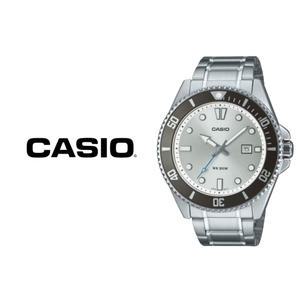 카시오 CASIO 다이버 MDV-107D-7A 패션 방수 남자 남성 흑새치 메탈 손목시계 MDV107D