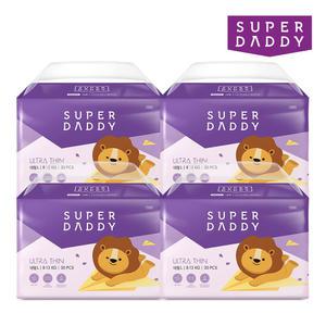 슈퍼대디 울트라씬 팬티형 기저귀 대형, 30P X 4팩_8~13kg