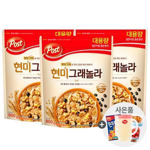 포스트 현미그래놀라 900g x 3개+사은품랜덤증정