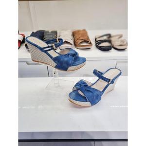 세이브존07 에스파듀 데님청 웨지힐8cm CRA02