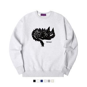 MONSTER CAT  오버핏 기모 맨투맨 (SOM4-5NH1302)