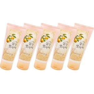 드봉 살구씨 듬뿍 살구맛사지 스크럽 클렌징폼120g x5개 스크럽폼클렌징