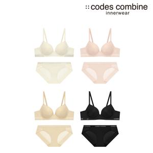 [코데즈컴바인이너웨어](강남점)노와이어 브라세트 4종택1 (CEWBR162+CEWBP162)