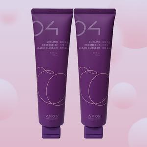 아모스 컬링 에센스 이엑스 피치블라썸 NEW 150ml 2개 탄력있는웨이브