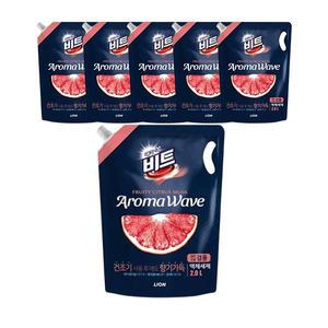 비트 아로마웨이브 리필(시트러스)_겸용, 2L, 6개