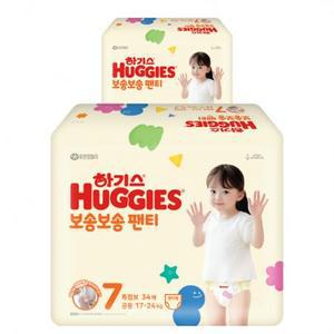 하기스 NEW 보송보송 팬티형 기저귀 공용, 7단계, 68매 one option
