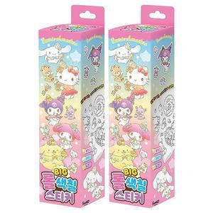 [MENPTTT4_52GP]산리오 캐릭터즈 빅 롤색칠 2P 색칠놀이