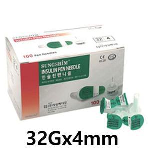성심 펜니들 32GX4mm 100개 일회용 인슐린 주사