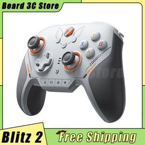 BIGBIGWON Blitz 2 TMR 스타 플래시 무선 블루투스 게임패드, 체성감각 컨트롤러, 2000HZ, NS PC 스팀 게임