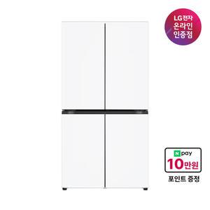 LG전자 디오스 4도어 냉장고 T875MHH111 가전구독