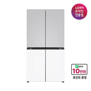 LG전자 디오스 4도어 냉장고 T875MRH111 가전구독