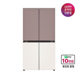 LG전자 디오스 4도어 냉장고 T875MKE111 가전구독